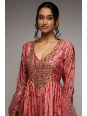 Gopi Vaid - Rashida Short Sharara Set - Image 4