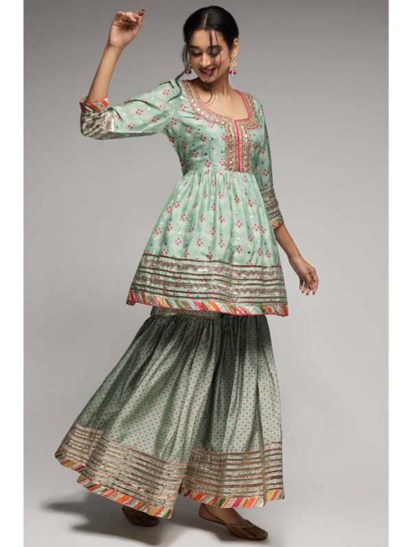Gopi Vaid - Tilla Peplum Garara Set