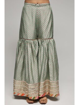 Gopi Vaid - Tilla Peplum Garara Set - Image 3