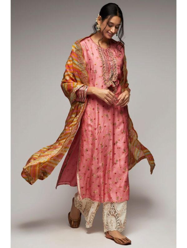 Gopi Vaid - Rashida Tunic Pallazzo Set with Duppata