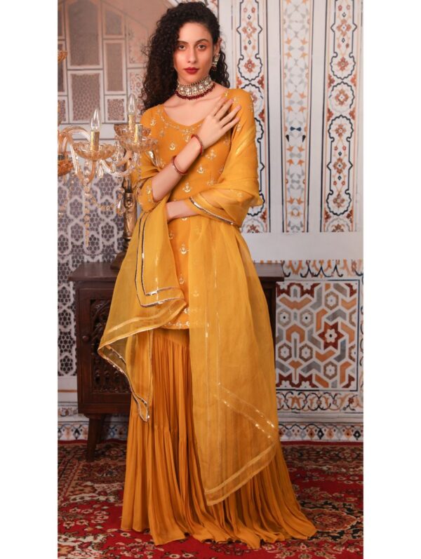 Esha Koul - musturd sharara set