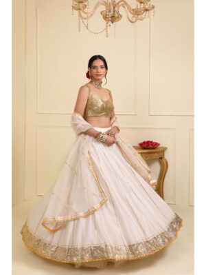 Esha Koul - Off white lehenga set - Image 2