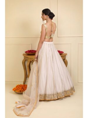 Esha Koul - Off white lehenga set - Image 4