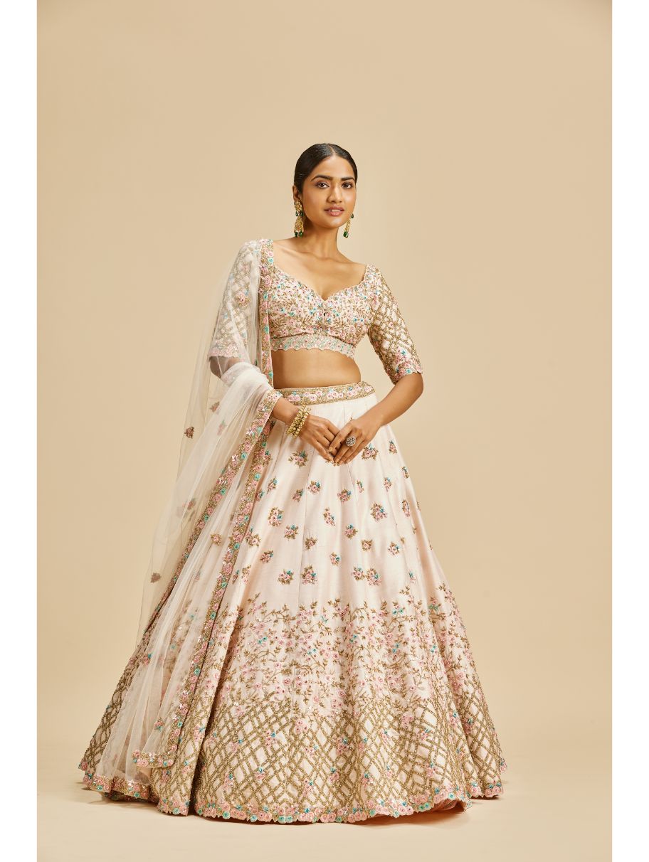 Raw silk lehenga choli outlet