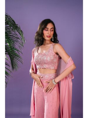 Pritika Vora - onion pink co-ord set - Image 4