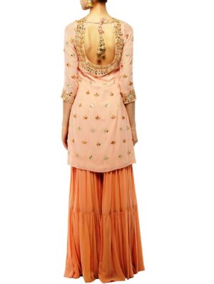 Esha Koul- Baby pink sharara set - Image 2