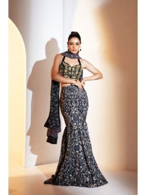Rashika Sharma- SERENA FISHTAIL LEHENGA SET - Image 11