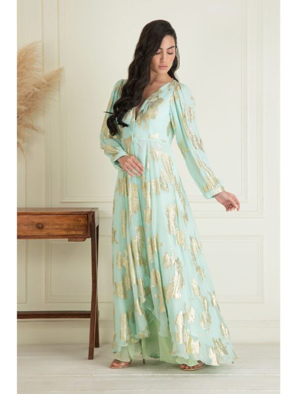 Priyanka Jain- Ice Blue suit set