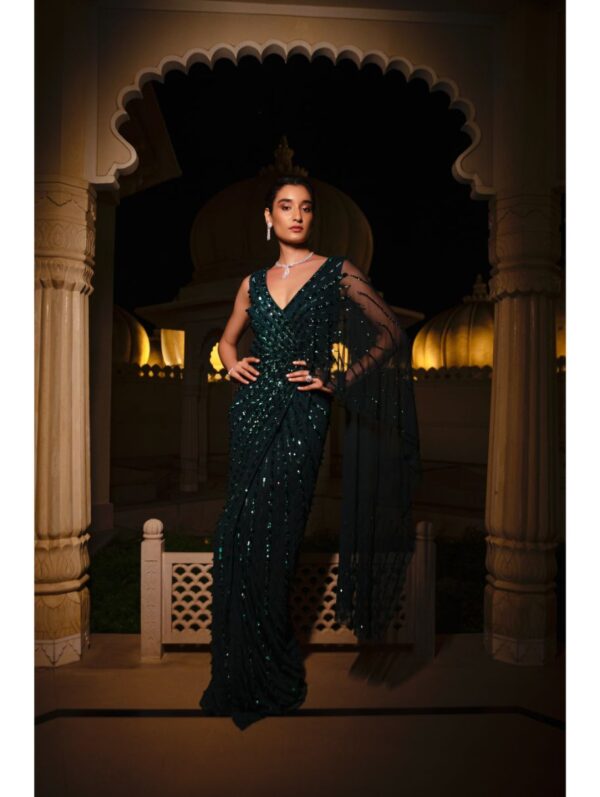 Amit GT - Aurora Saree Gown