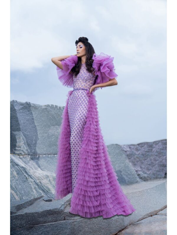 Amit GT -  Agnes Bejewelled Gown