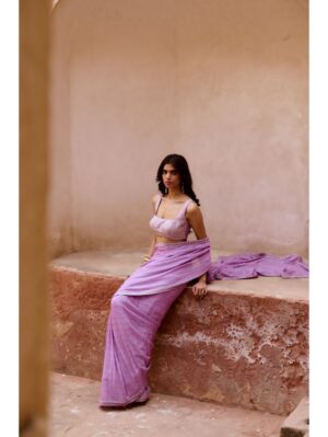 Chamee and Palak - LAYLA DRAPE SAREE - Image 3