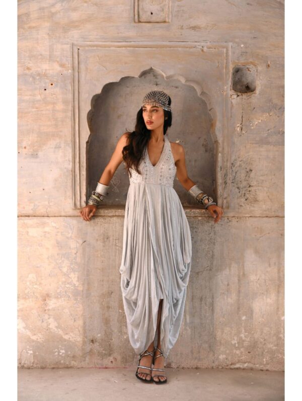 Chamee and Palak - IVY COWL DRESS