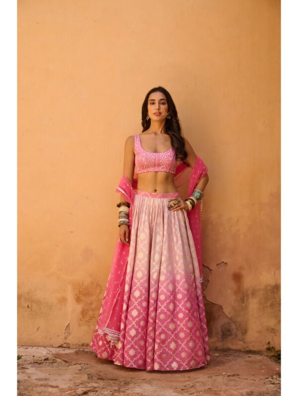 Chamee and Palak - MELODY OMBRE SKIRT