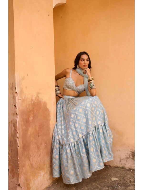 Chamee and Palak - PEARL JAMEWAR SKIRT