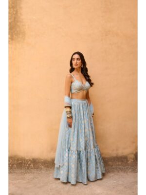 Chamee and Palak - PEARL JAMEWAR SKIRT - Image 2