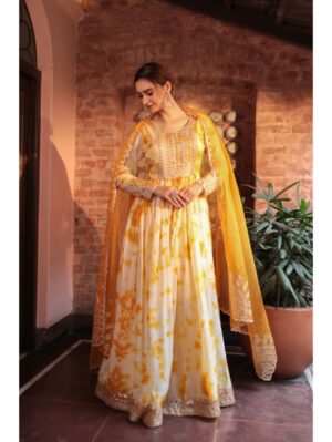Kalighata - YELLOW EMBROIDERD SUIT - Image 3