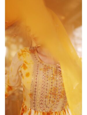 Kalighata - YELLOW EMBROIDERD SUIT - Image 4