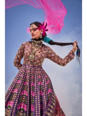 The Royaleum - SPLENDACIOUS PURPLE ANARKALI - Image 3