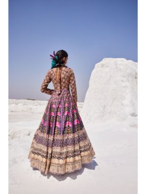 The Royaleum - SPLENDACIOUS PURPLE ANARKALI - Image 5