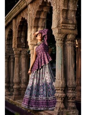 The Royaleum -Patola Print lehenga - Image 2
