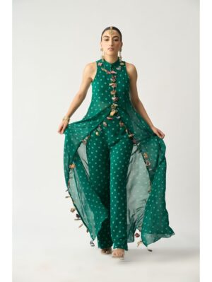 Itrh - BASANTI BANDHANI HALF JACKET CO-ORD SET - Image 2