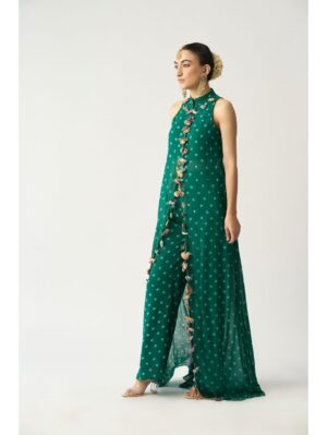 Itrh - BASANTI BANDHANI HALF JACKET CO-ORD SET - Image 6