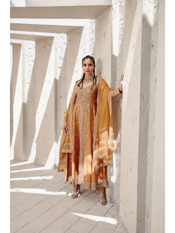 Jigar Mali -Tuscan mustard Jacket set