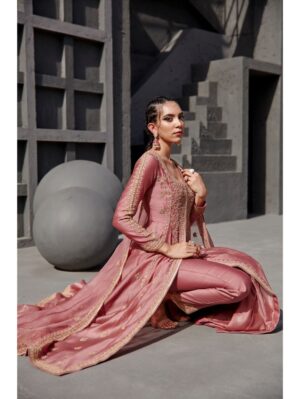 Jigar Mali - Aurora pink jacket set - Image 7