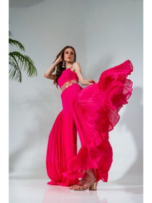 Neha Khullar- FUSCIA JUMPSUIT - Image 2