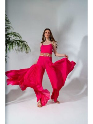 Neha Khullar- FUSCIA JUMPSUIT - Image 4