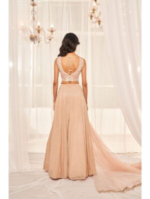 Disha Muchhala - BLUSH PINK LEHENGA SET - Image 3