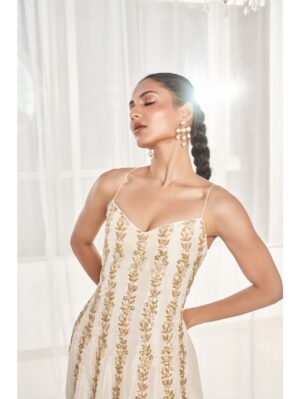 Disha Muchhala - IVORY KALIDAR SET - Image 3