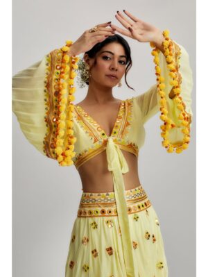 Gopi Vaid - Navya Victorian Skirt Set - Image 3