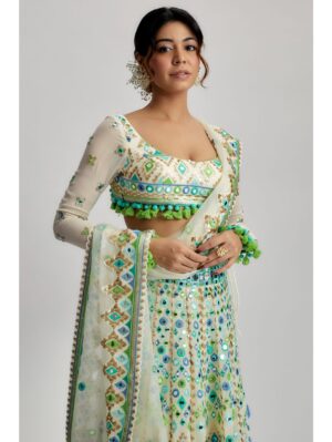 Gopi Vaid - Alani Lehenga Set - Image 4