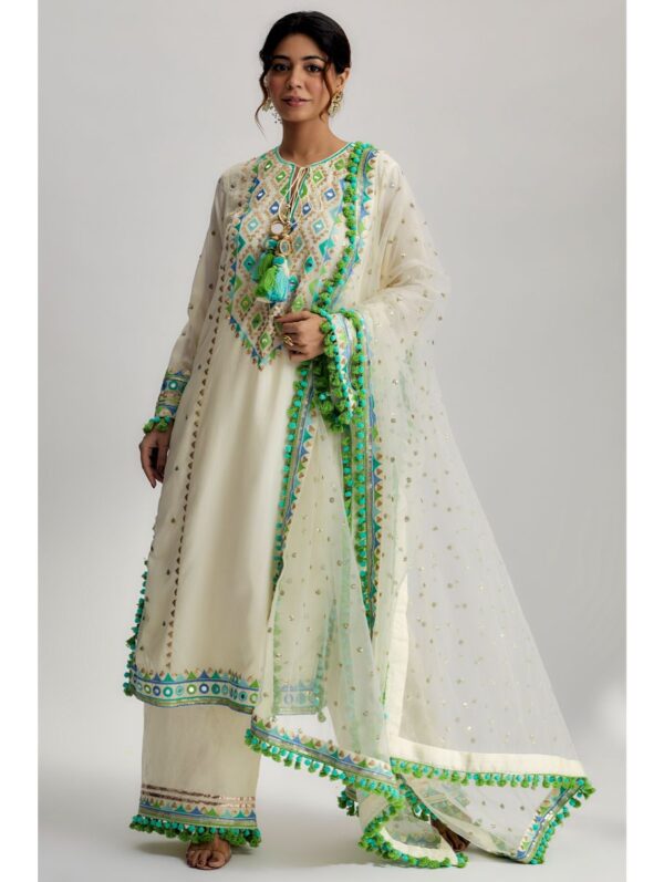 Gopi Vaid - Nishika Long Kurta with Palazo