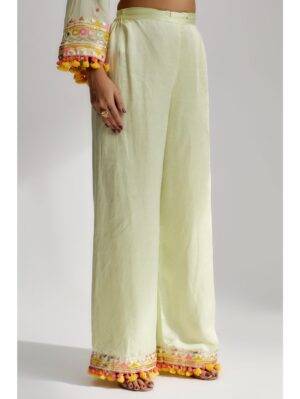 Gopi Vaid - Nishika Long Kurta with Palazo - Image 2