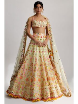 Gopi Vaid - Anika Mela Lehenga Set - Image 4