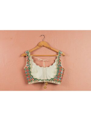 Anisha Shetty - IVORY KALEIDOSCOPE DREAM SHARARA SET - Image 3