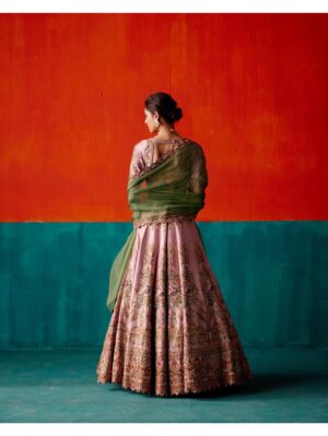 Aman Takyar - Light rose lehenga set - Image 2