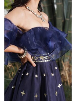 Rashika Sharma- AARZU RUFFLED GOWN - Image 8