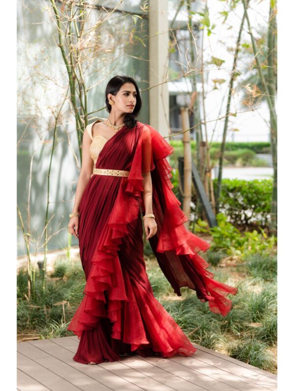 Rashika Sharma- LASHA SAREE SET