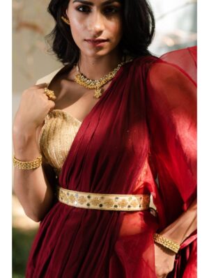 Rashika Sharma- LASHA SAREE SET - Image 5