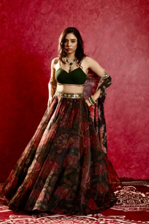 Rashika Sharma- NAISHA LEHENGA SET - Image 13
