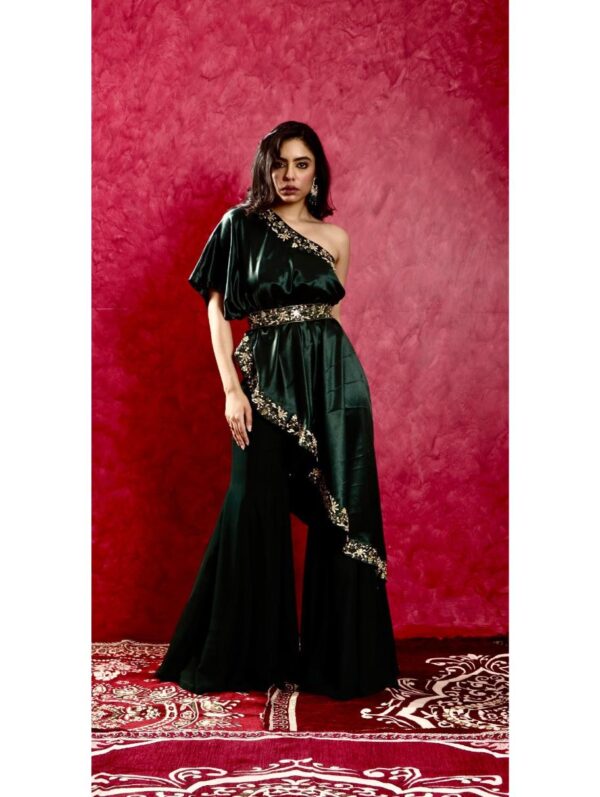 Rashika Sharma- SEHER CAPE AND PANT SET