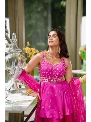 Rashika Sharma- Raya Sharara Set - Image 4