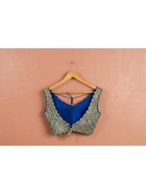 Anisha Shetty - AZURE BLUE SHARARA SET - Image 3
