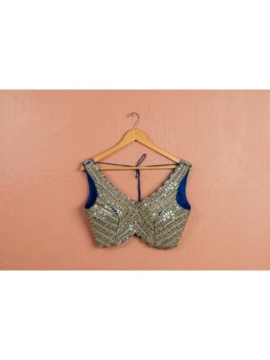 Anisha Shetty - AZURE BLUE SHARARA SET - Image 2