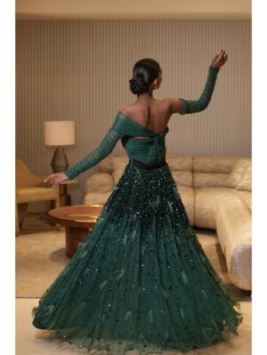 Mehul Gupta - A modern embroidered anarkali - Image 4