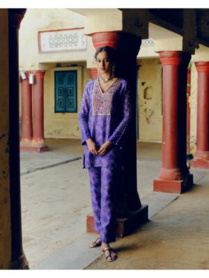 Drishti & Zahabia - IRIS PURPLE CO-ORD SET - Image 6