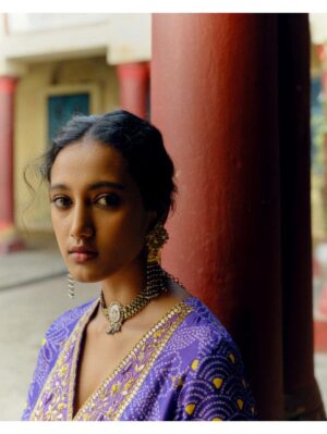 Drishti & Zahabia - IRIS PURPLE CO-ORD SET - Image 3